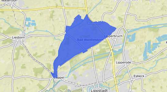 Bodenrichtwertkarte Lippstadt Bad Waldliesborn